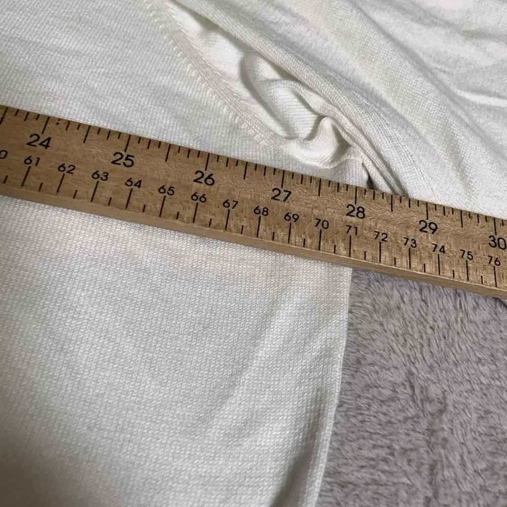 Peter Millar Whitaker Quarter Zip Mens 2XL Pullover White‎ Cotton Silk $185 NEW